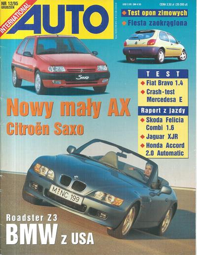 Auto International numer 12/1995 okładka
